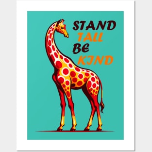 Giraffe African animal Posters and Art